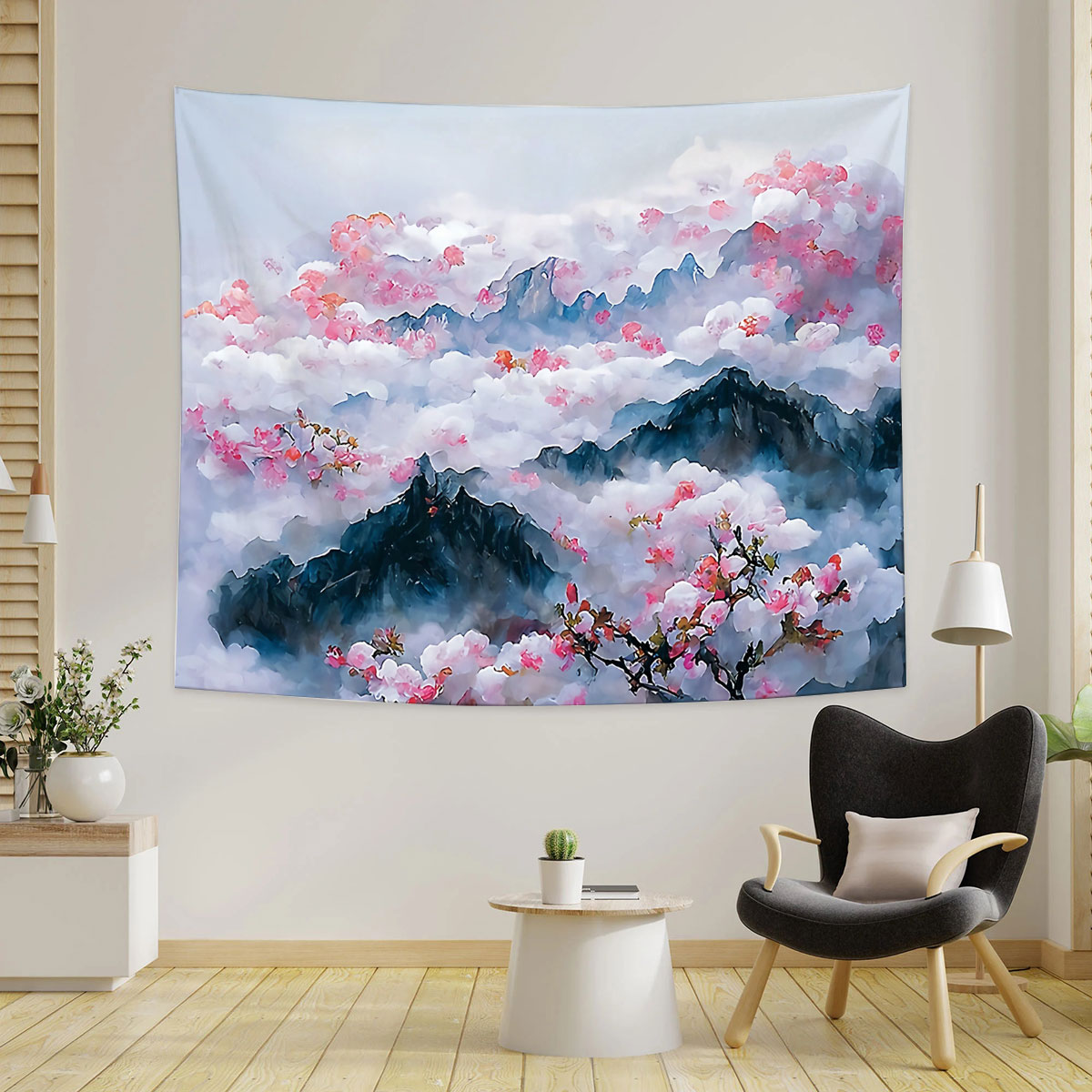 Watercolor Abstract Blossom Tapestry_1_2.1