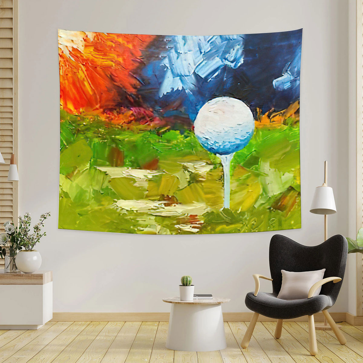 Watercolor Golf Tapestry_1_2.1
