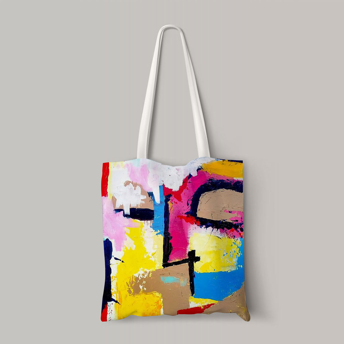 Face Abstract Totebag_1_2.1