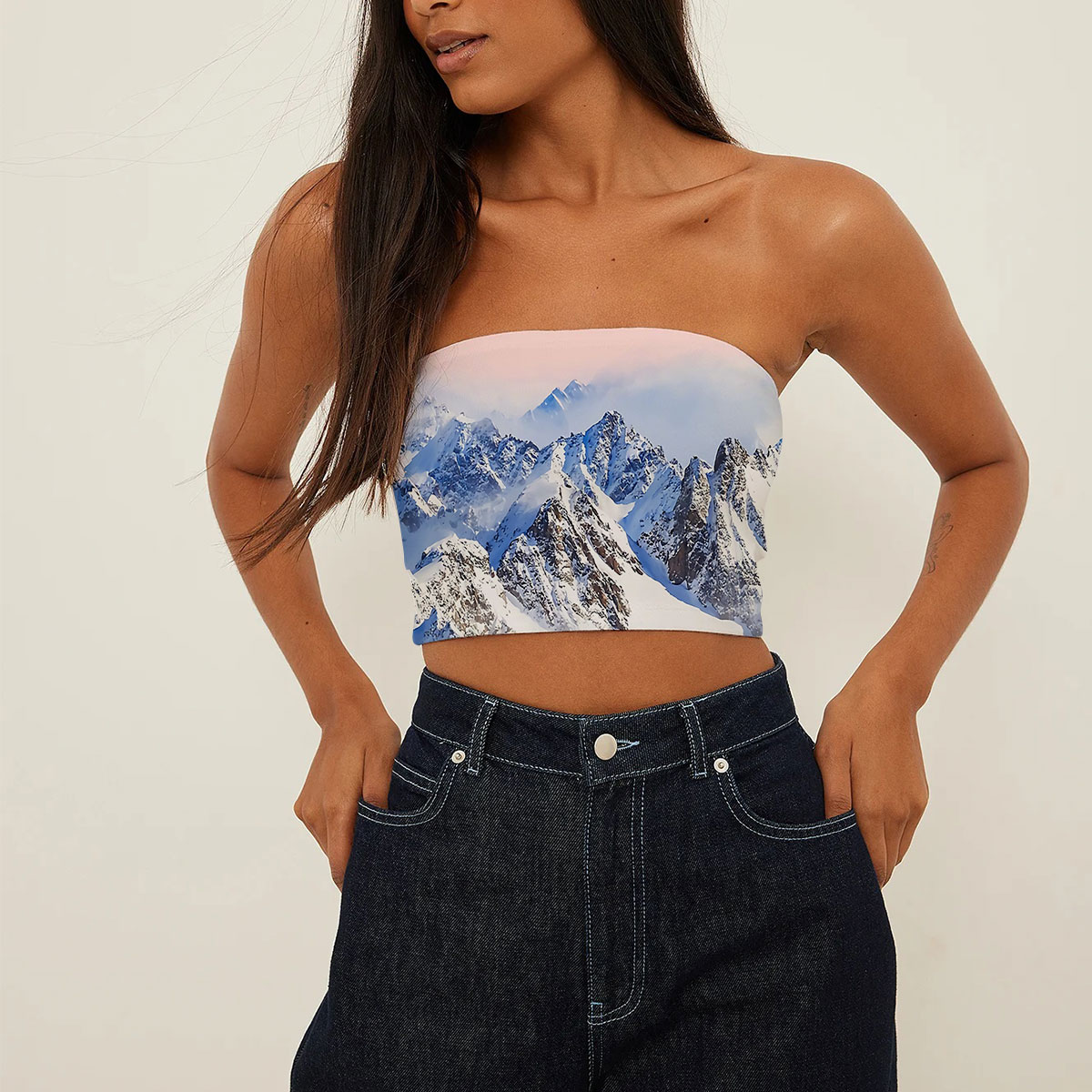 Winter Forest Tube Top_1_2.1
