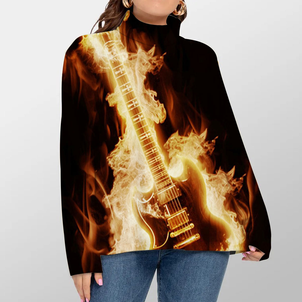 Fire Guitar Turtleneck Sweater_1_2.1