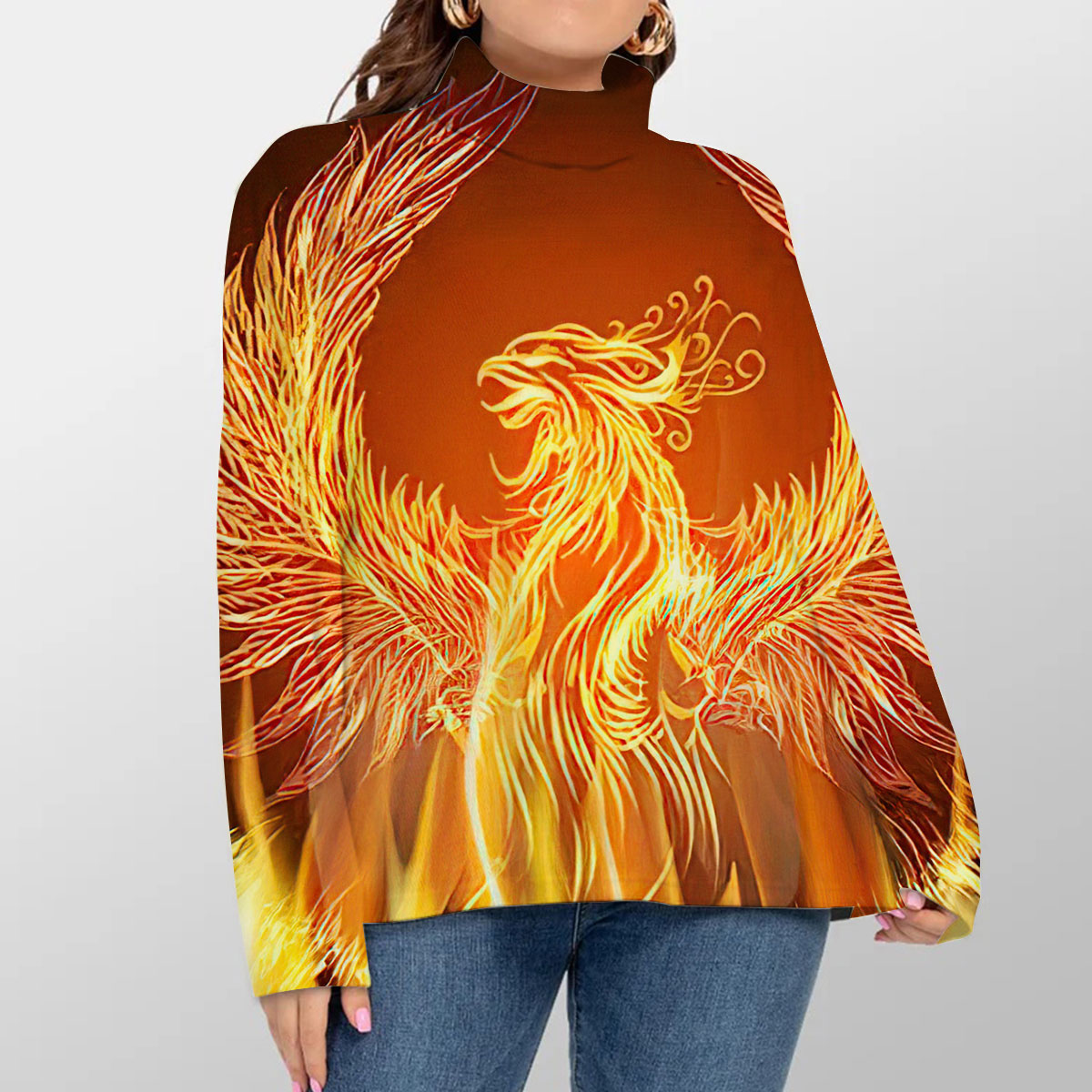 Fire Phoenix Turtleneck Sweater_1_2.1