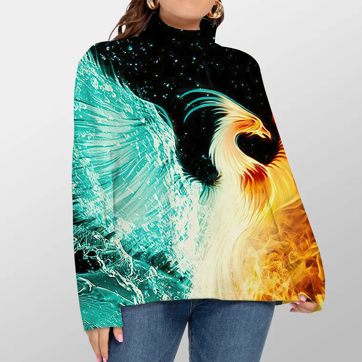 Fire _ Water Phoenix Turtleneck Sweater_1_2.1