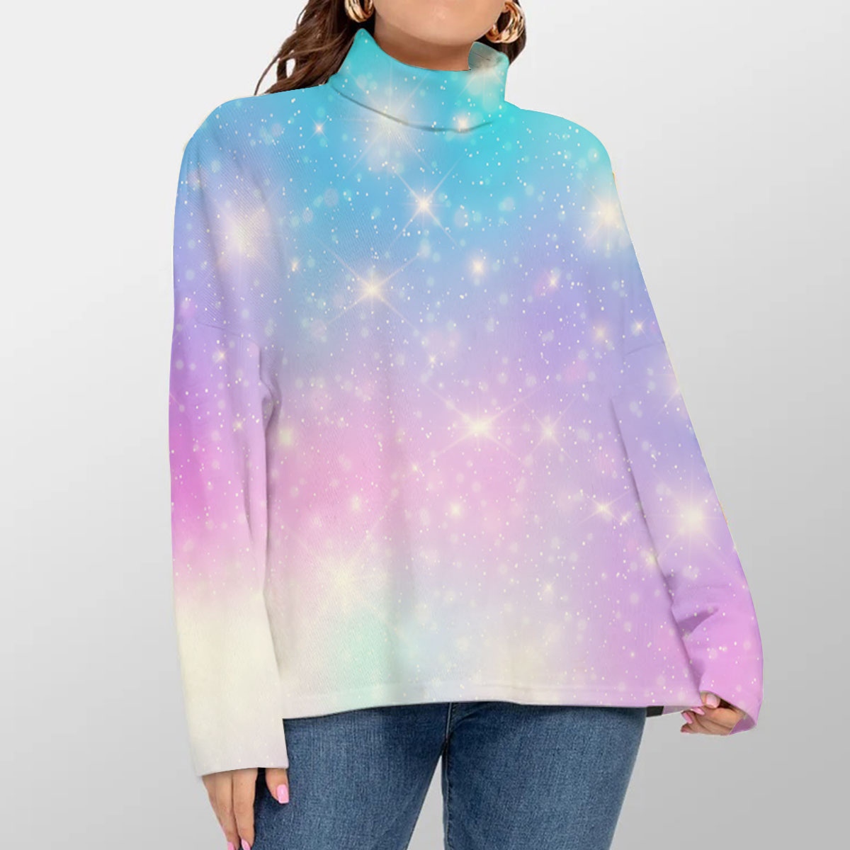 Pinky Galaxy Turtleneck Sweater_1_2.1