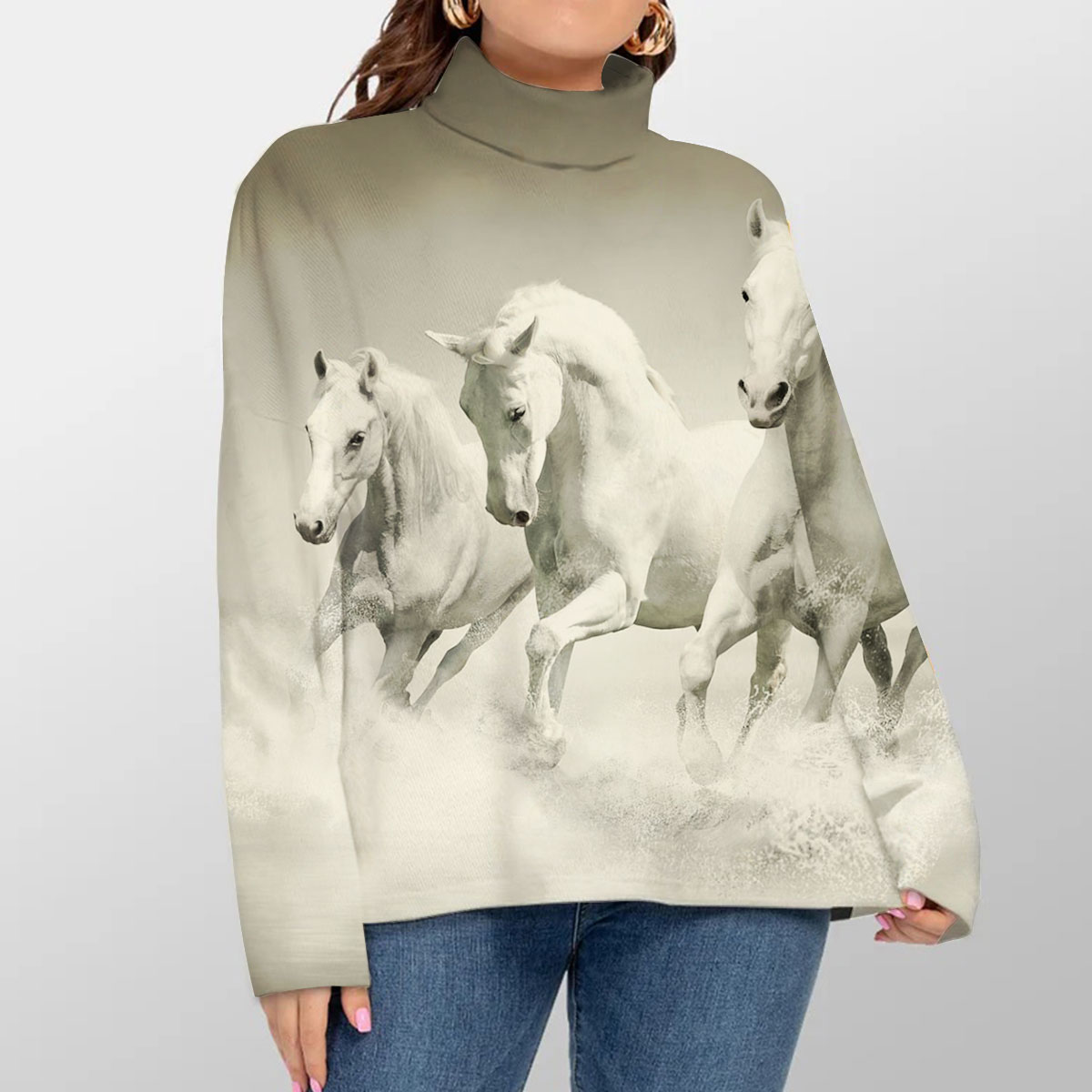 White Horse Turtleneck Sweater_1_2.1