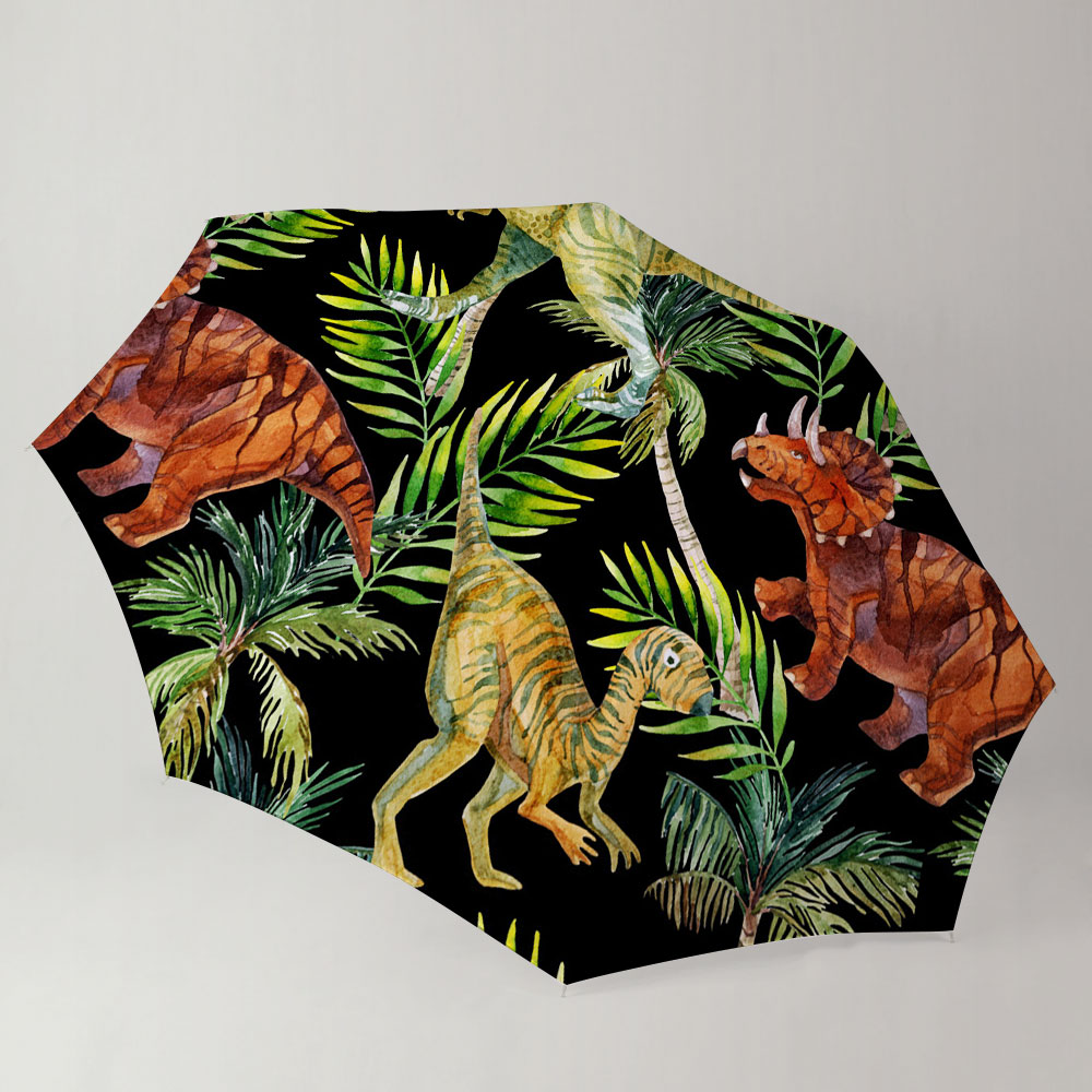 Dinosaur Palm Leaf Umbrella_1_2.1