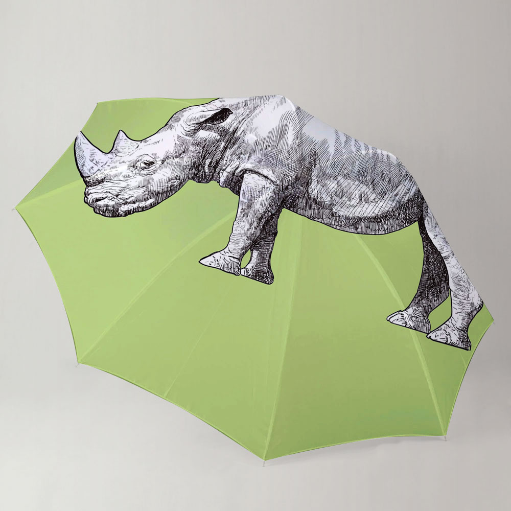 Drawing Of Rhino Umbrella_1_2.1