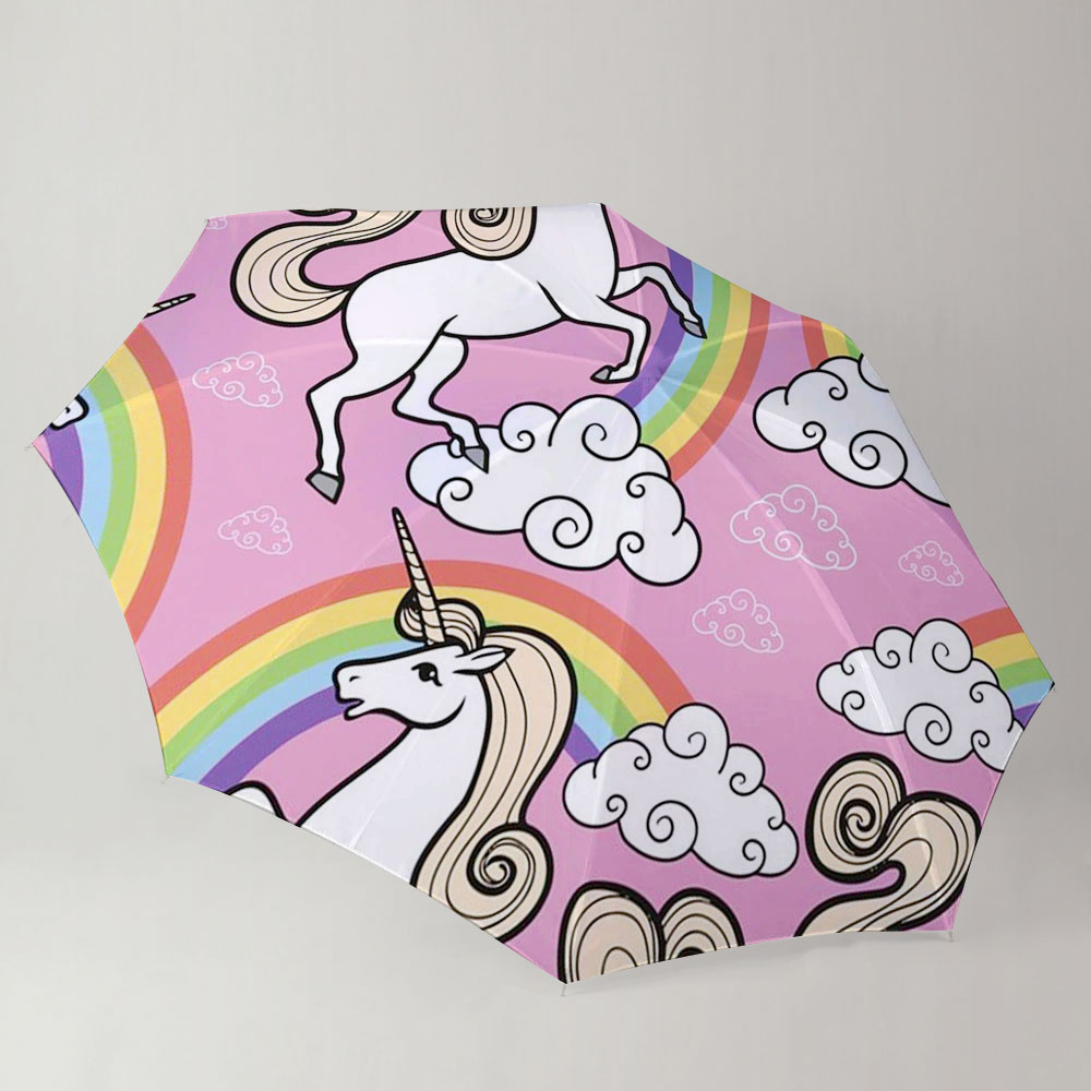 Pink Rainbow Unicorn Umbrella_1_2.1