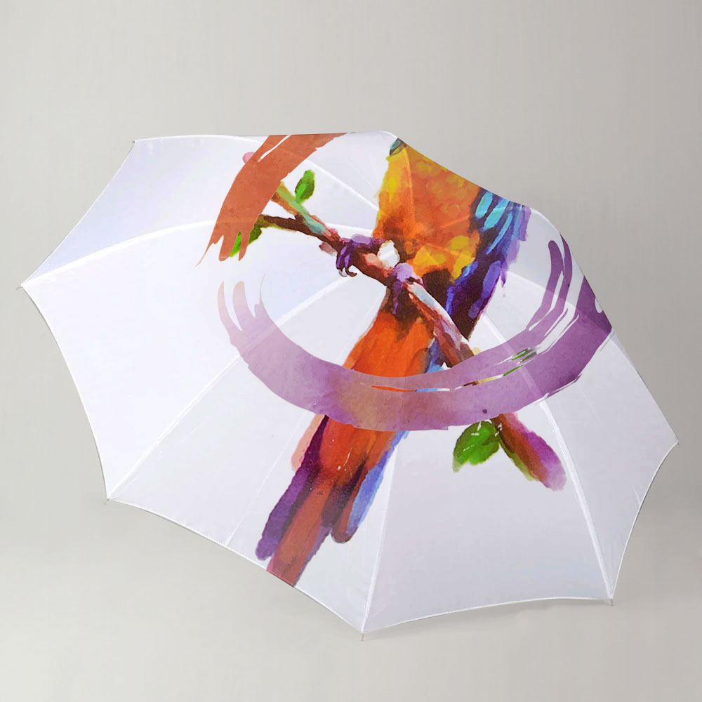Water Color Parrot Umbrella_1_2.1