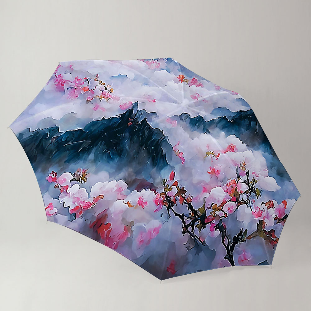Watercolor Abstract Blossom Umbrella_1_2.1
