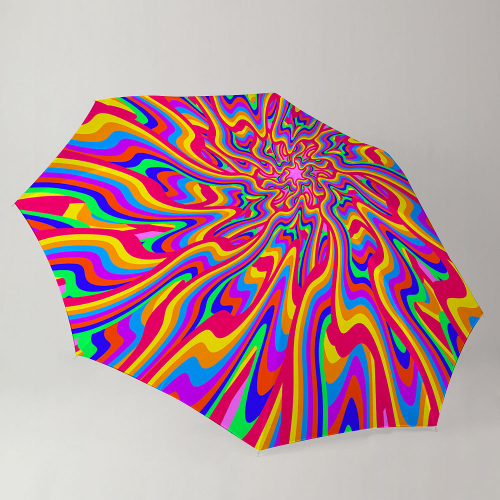 Watercolor Hippie Trippy Umbrella_1_2.1