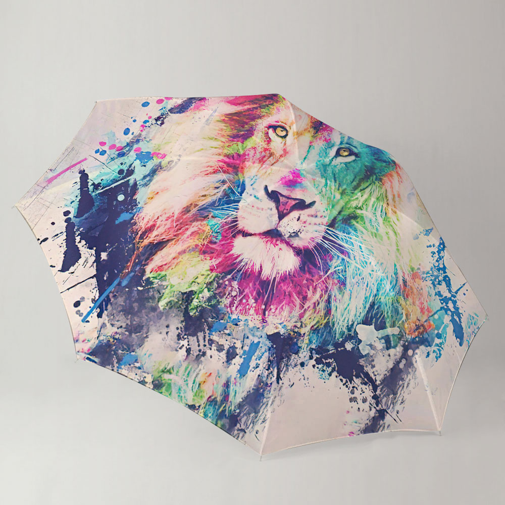 Watercolor Lion Umbrella_1_2.1