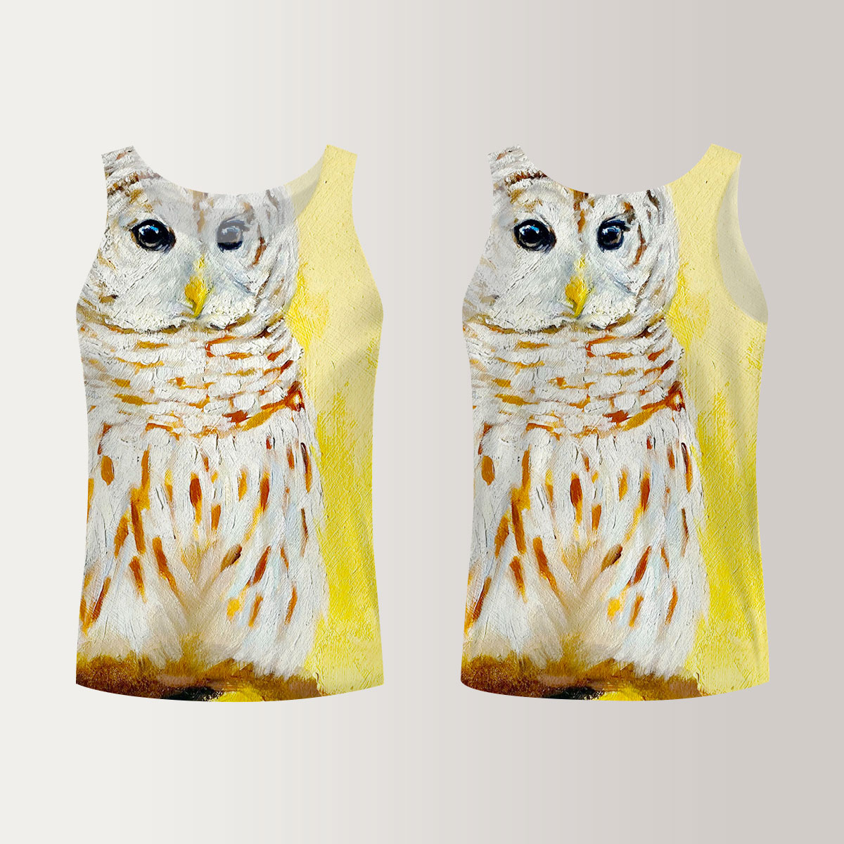 Yellow Owl Unisex Tank Top_1_2.1