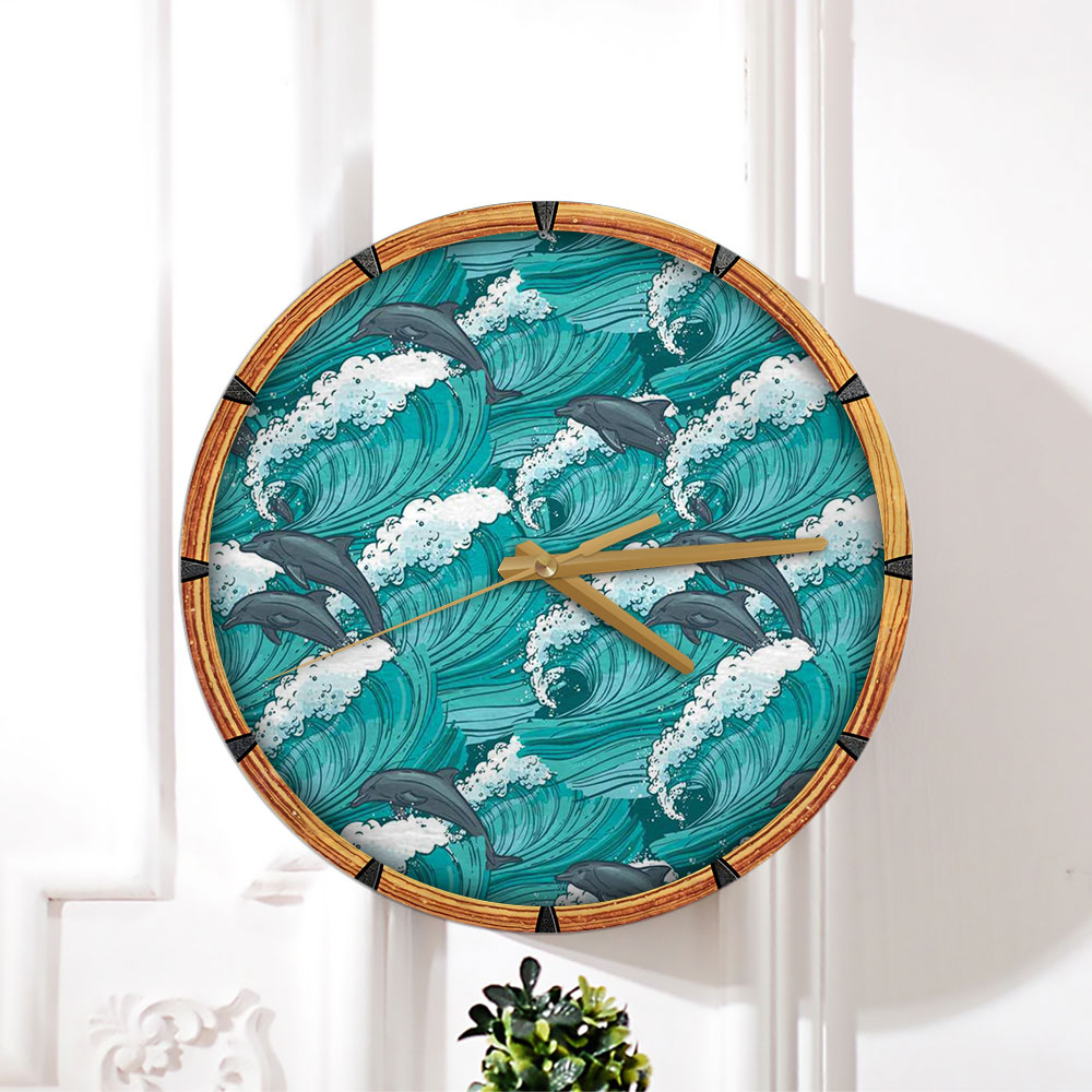 Dolphins Wall Clock_1_2.1