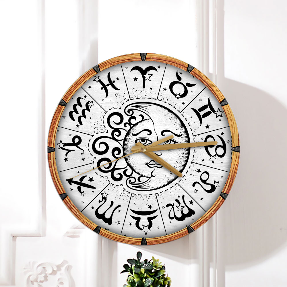 Zodiac Signs Wall Clock_1_2.1