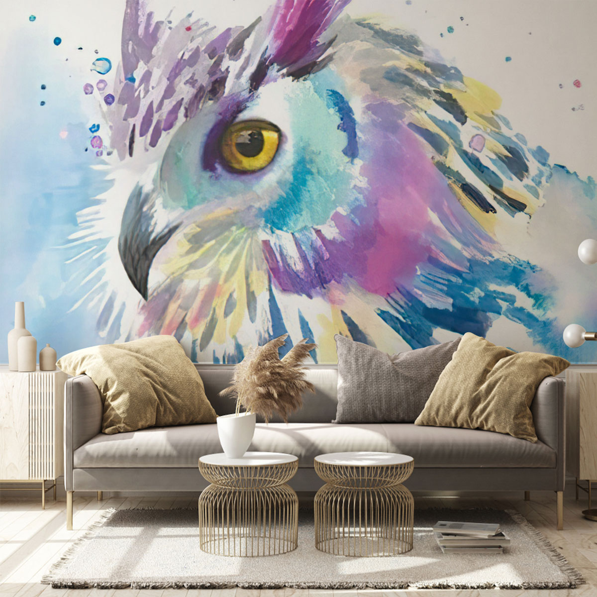 Watercolor Owl Wall Mural_1_2.1