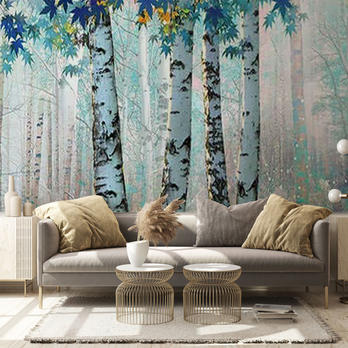 White Birch Forest Wall Mural_1_2.1