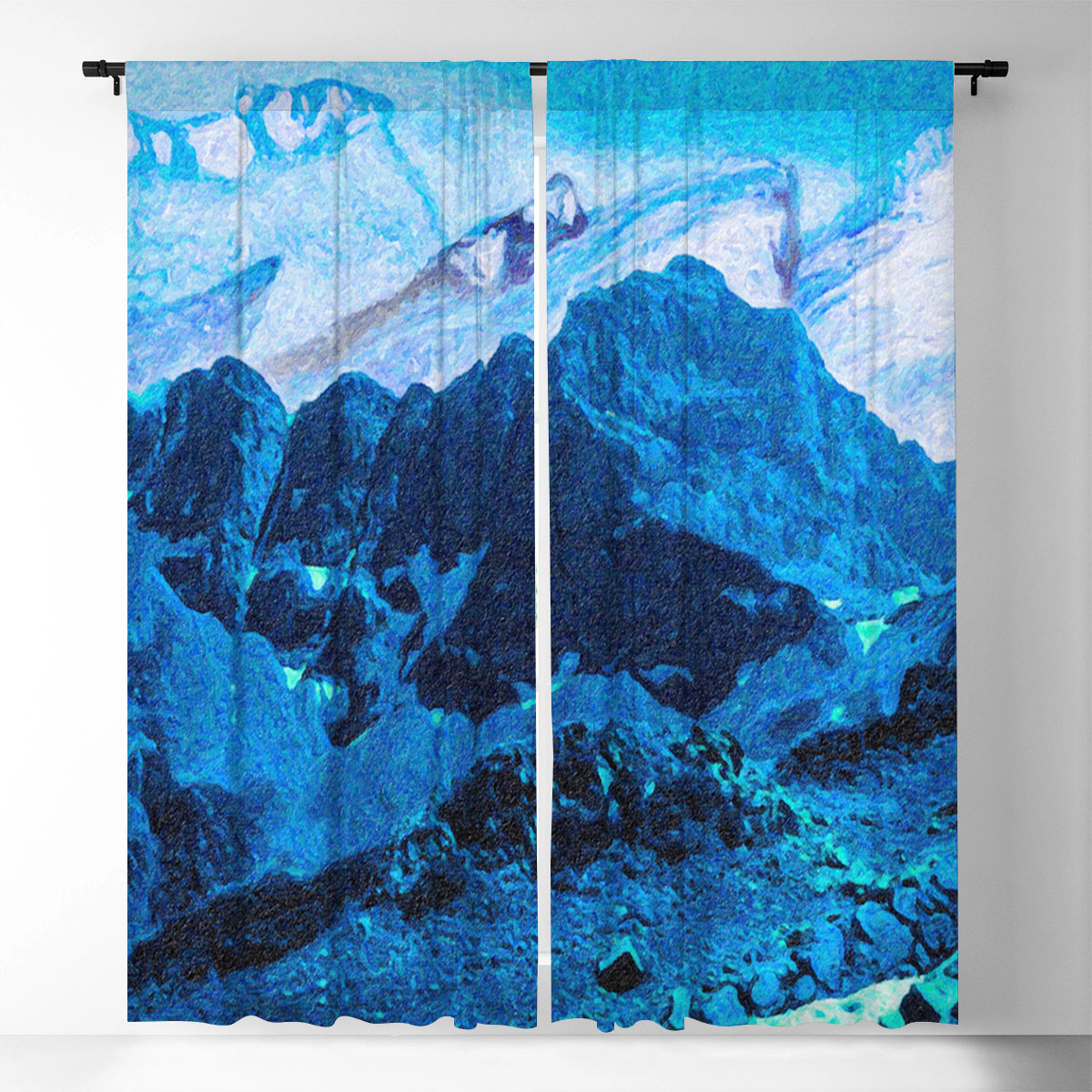 Cool Winer Abstract Window Curtain_1_2.1