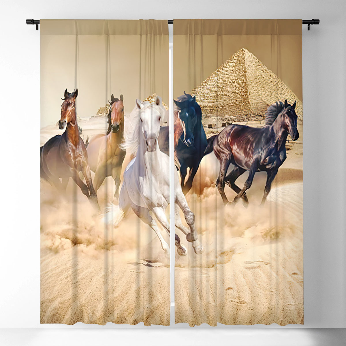Desert Horse Window Curtain_1_2.1