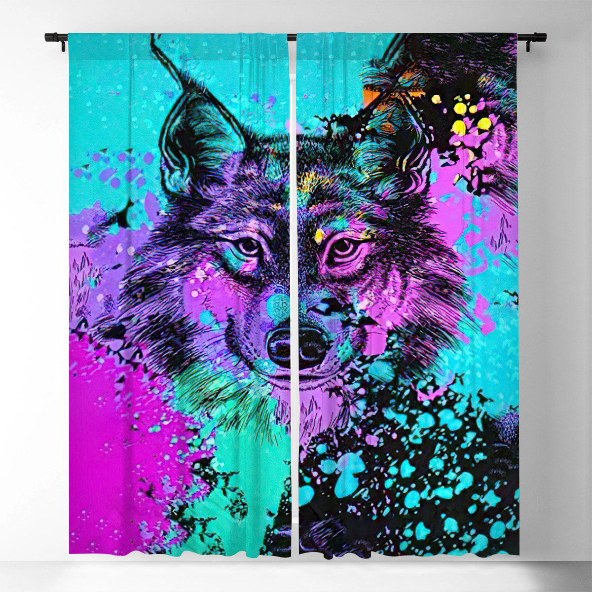 Erosebridal Wolf Window Curtain_1_2.1