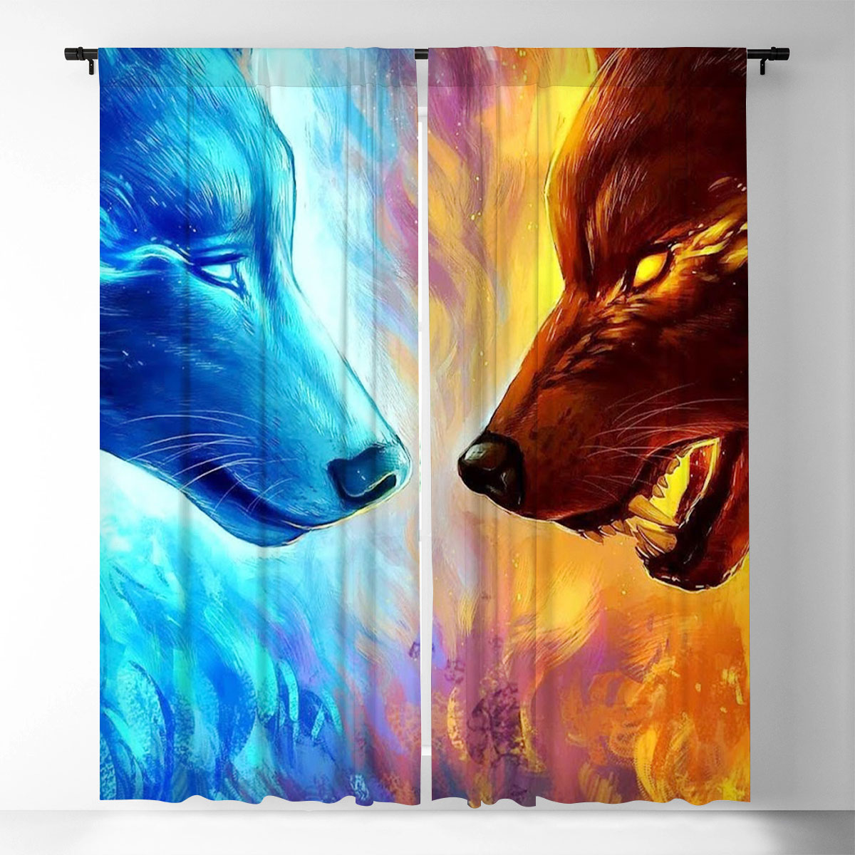 Fire Ice Wolf Window Curtain_1_2.1