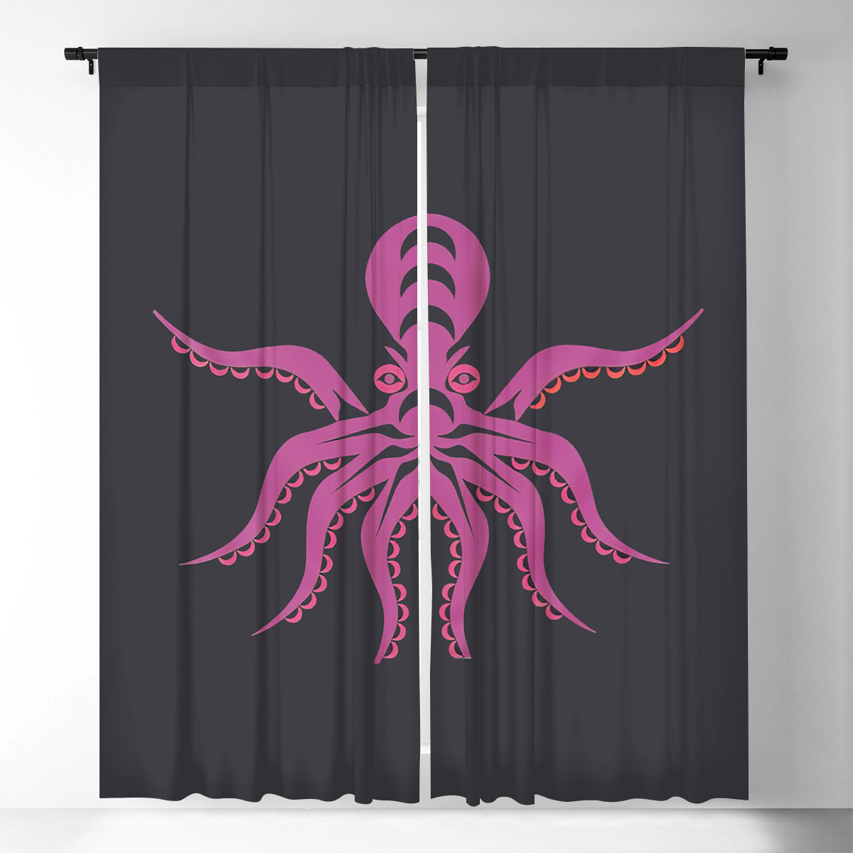 Pink Octopus Window Curtain_1_2.1