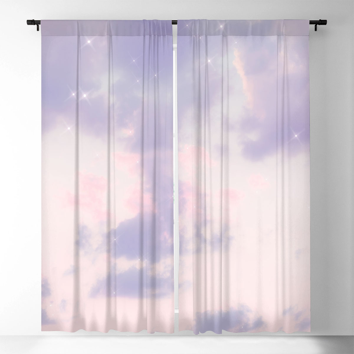 Pink Purple Sky Window Curtain_1_2.1