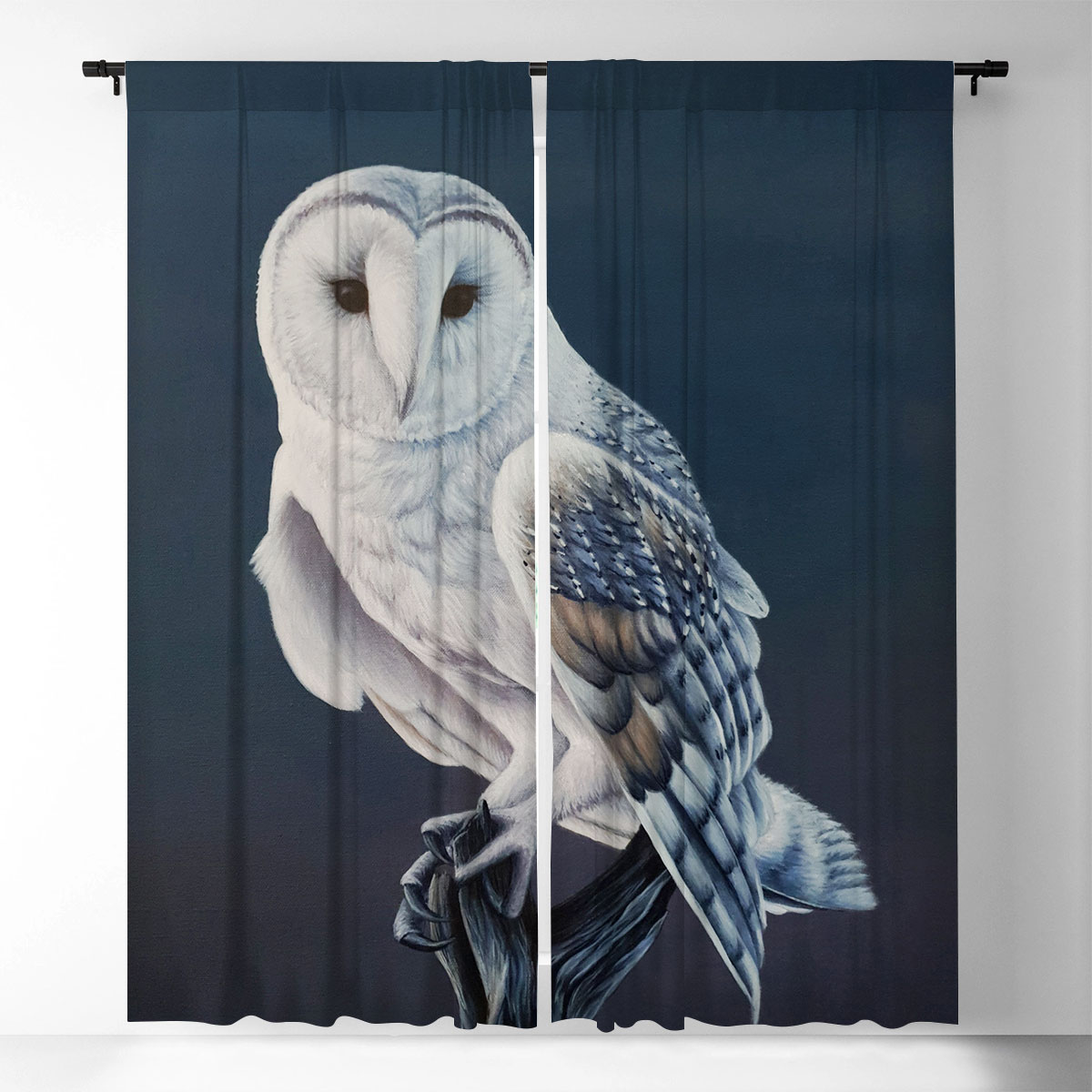 White Owl Window Curtain_1_2.1