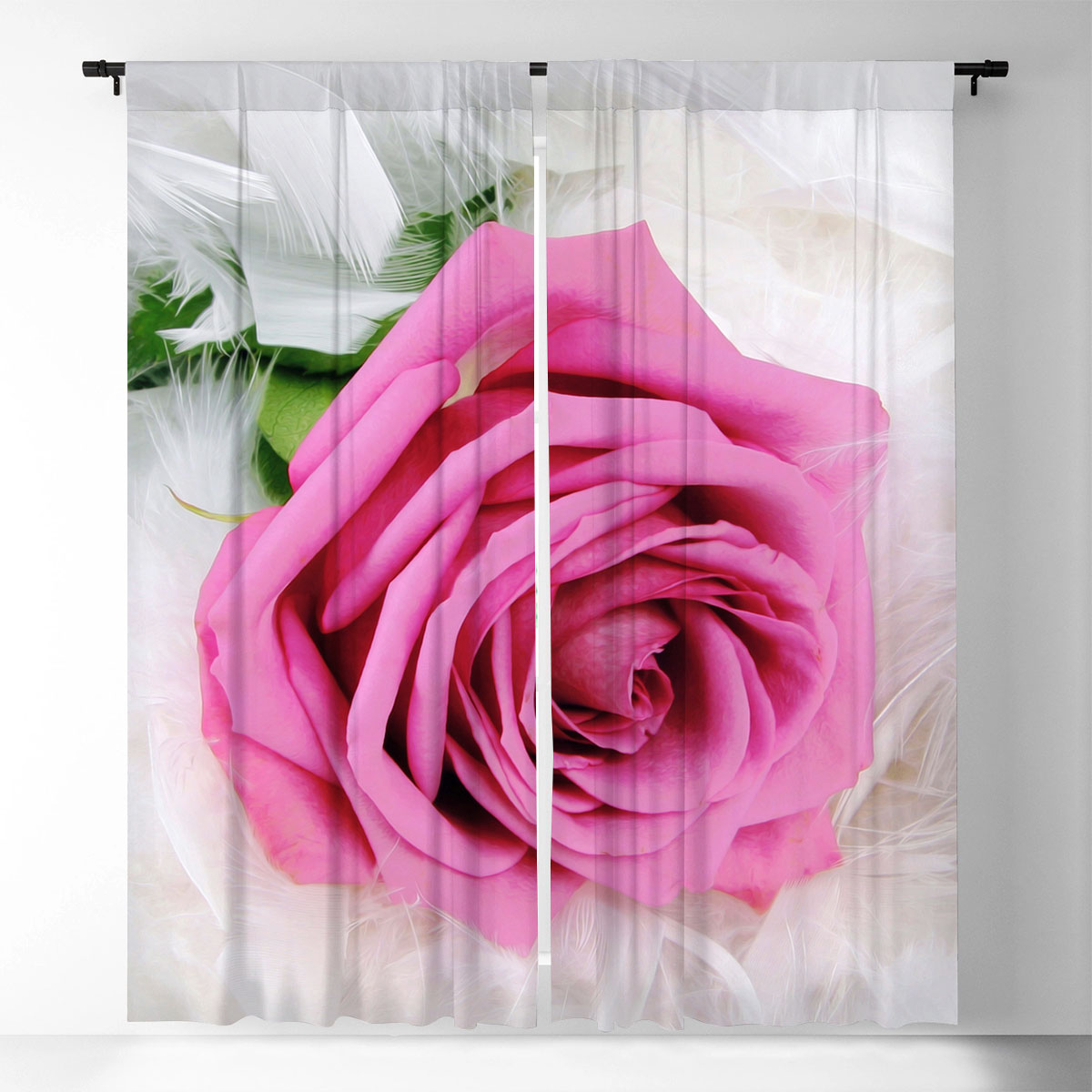 White Rose Window Curtain_1_2.1