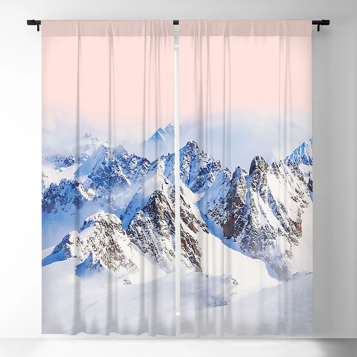 Winter Forest Window Curtain_1_2.1