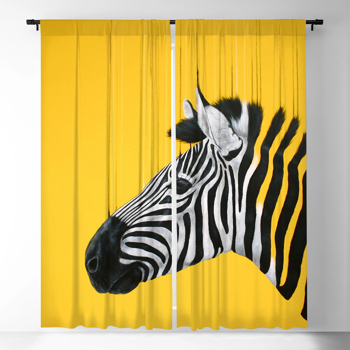 Zebra Abstract Window Curtain_1_2.1