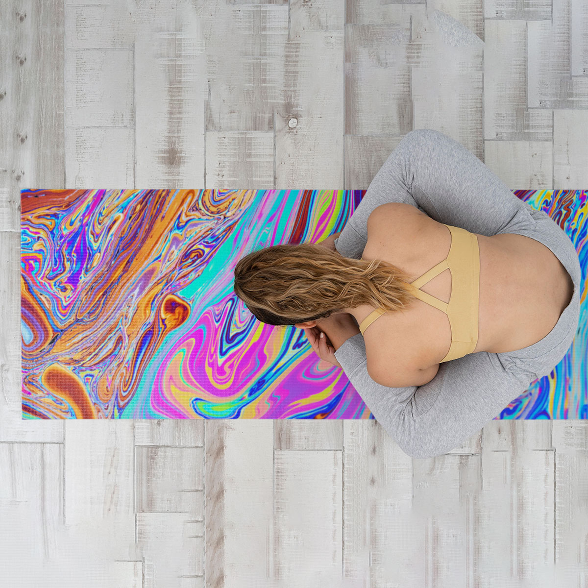 Colorful Psychedelic Yoga Mat_1_2.1
