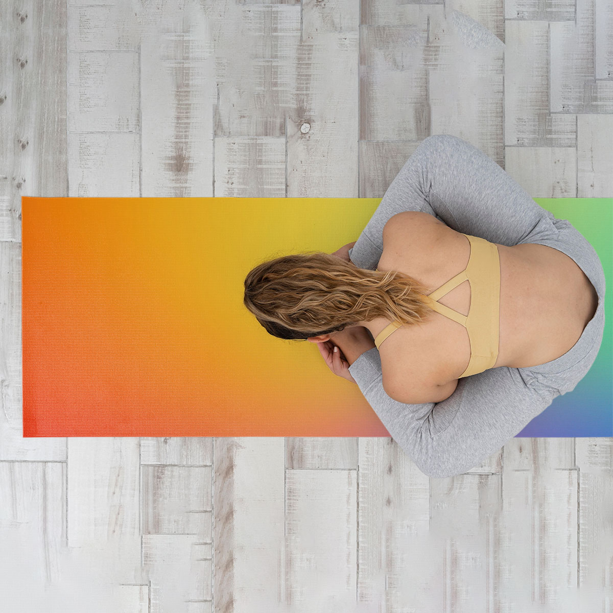 Colorful Rainbow Yoga Mat_1_2.1