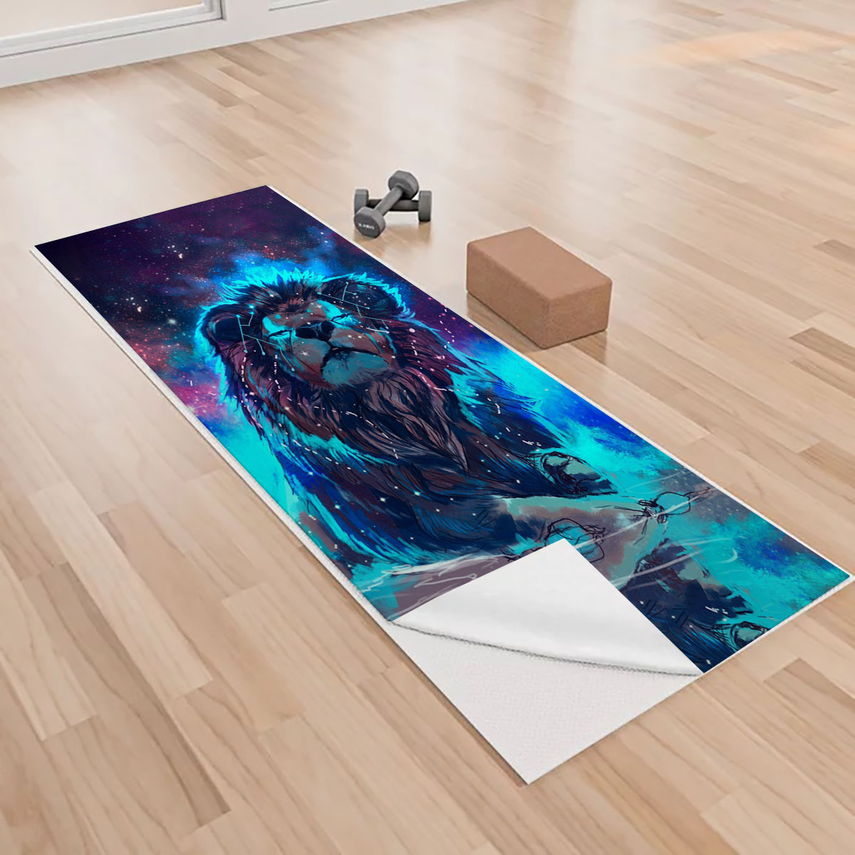 Fantasy Lion Yoga Towels_1_2.1