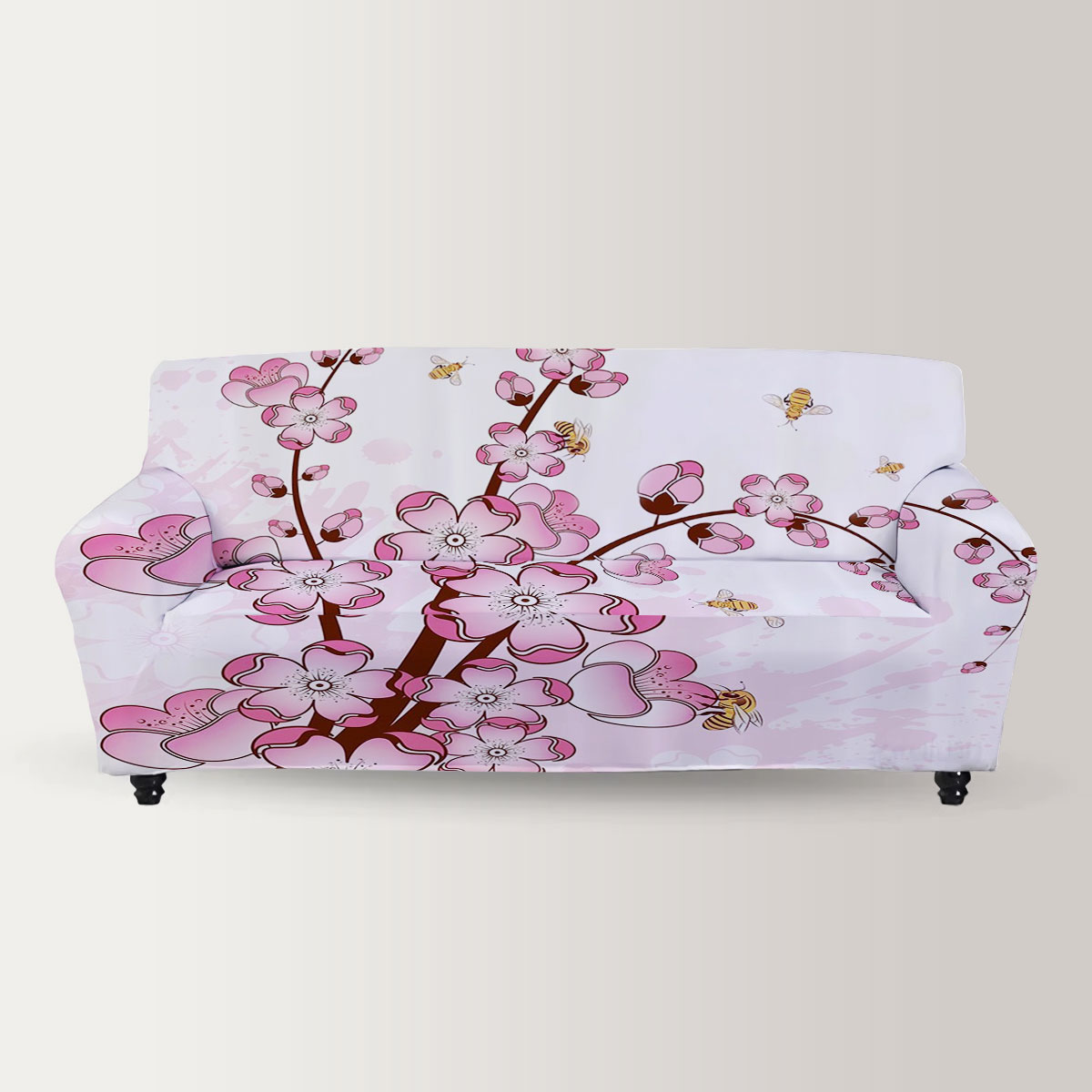 Pretty Cherry Blossom Sofa Cover