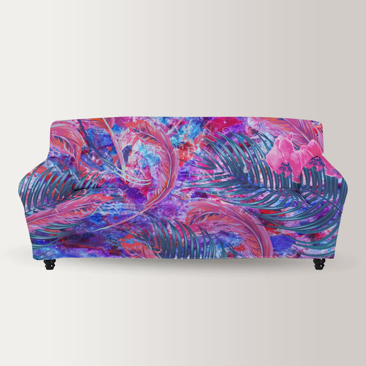 Psychedelic Orchid Sofa Cover