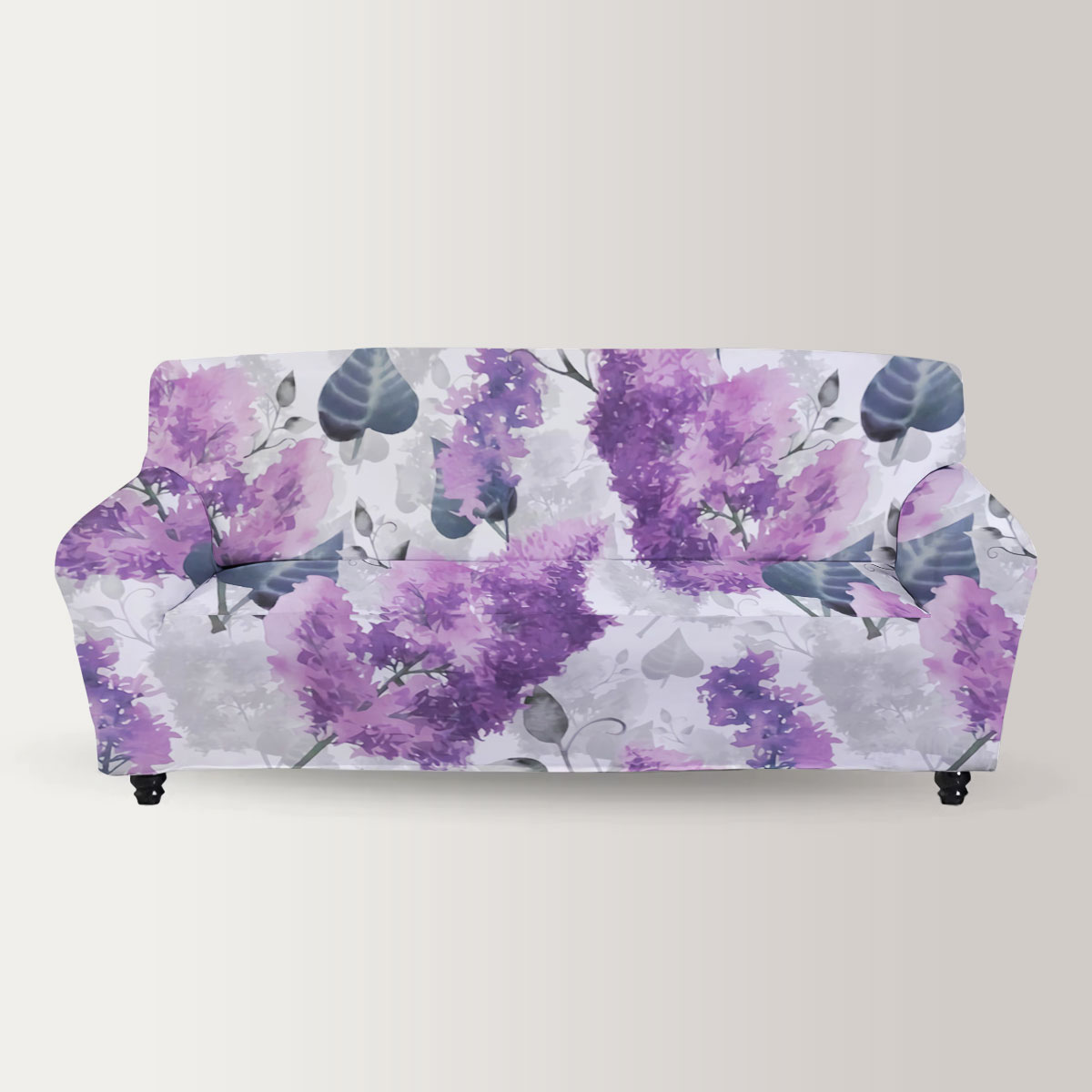 Purple Lilac Sofa Cover