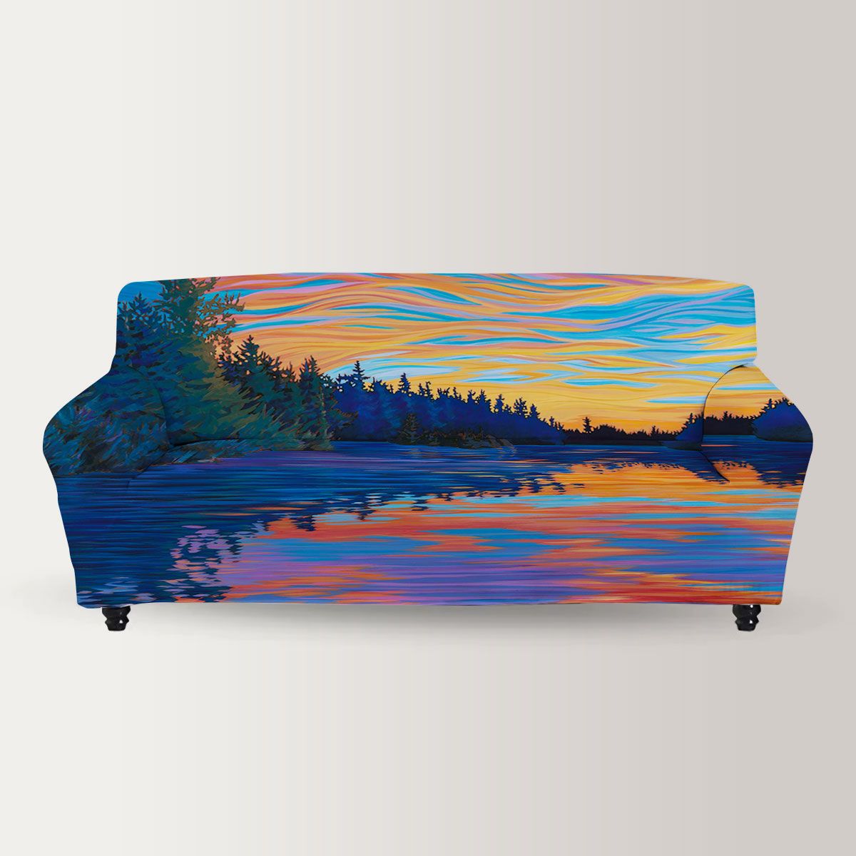 Sunset Victoria Falls Sofa Cover