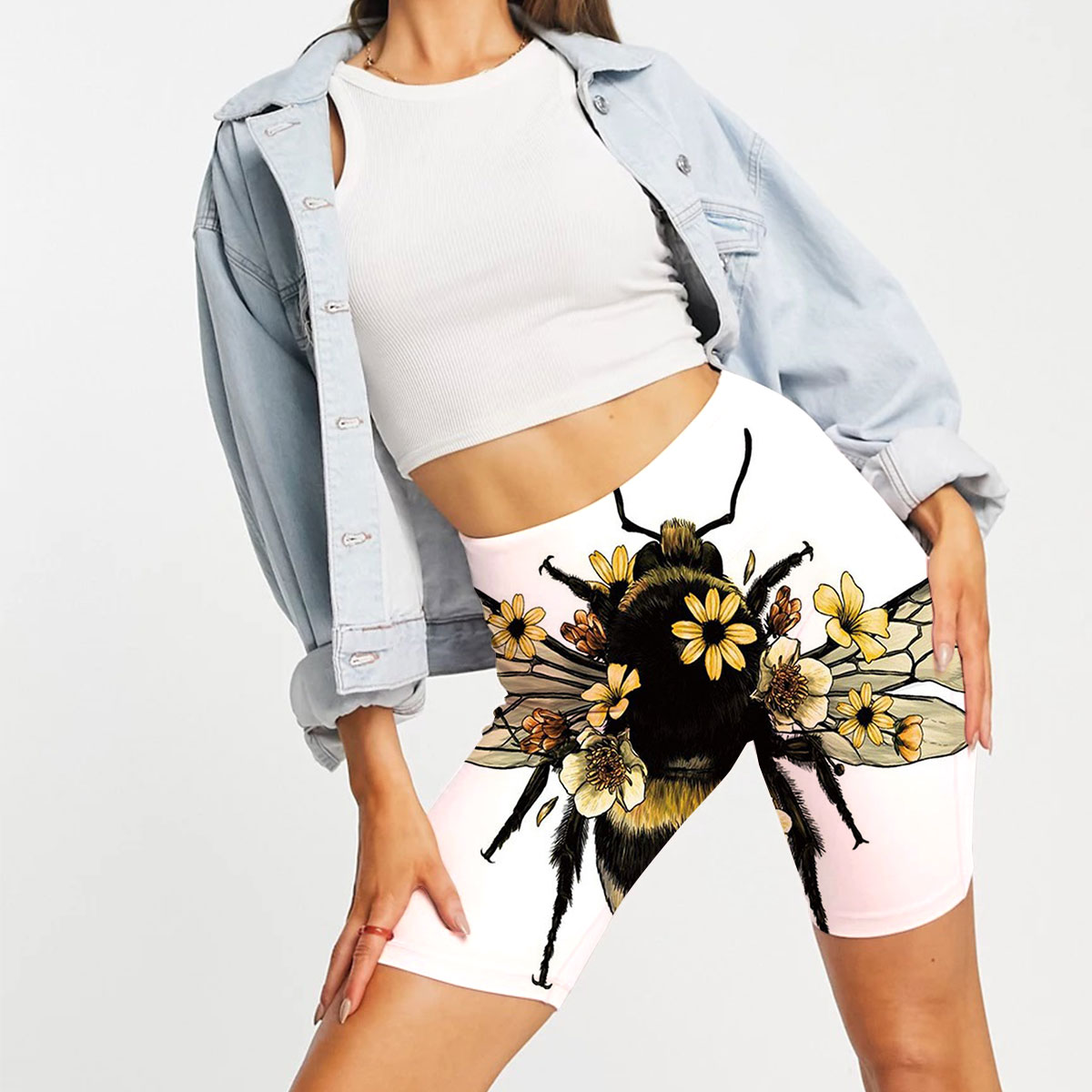 Beautiful Bee Casual Shorts