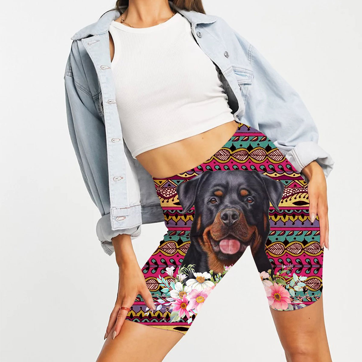 Boho Dog Casual Shorts