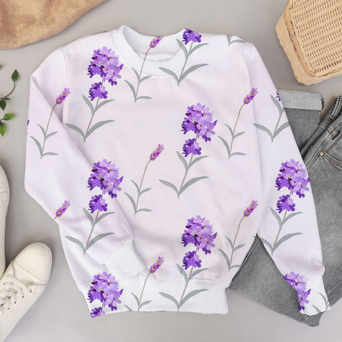 Beautiful Lavender Sweater