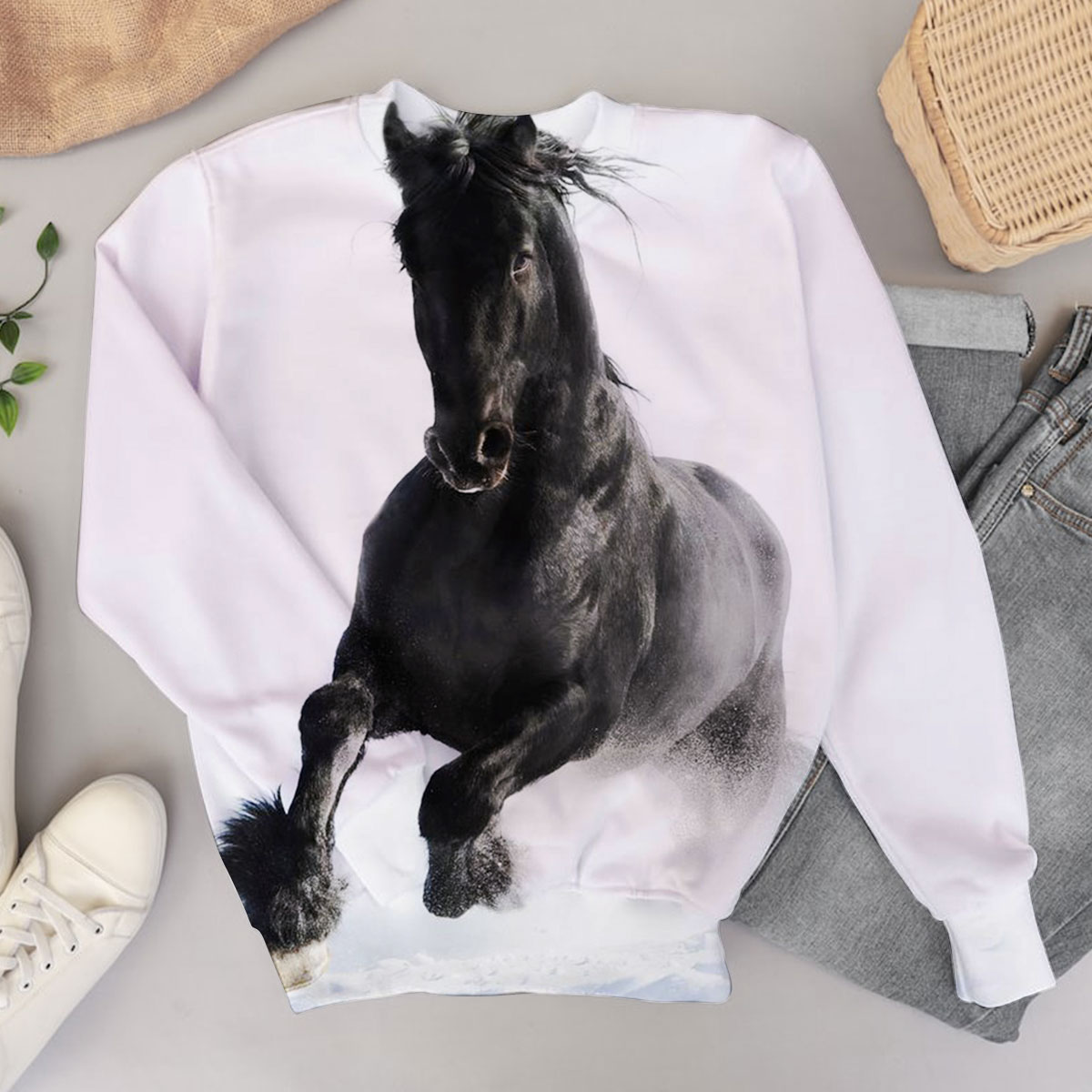 Black Horse Sweater