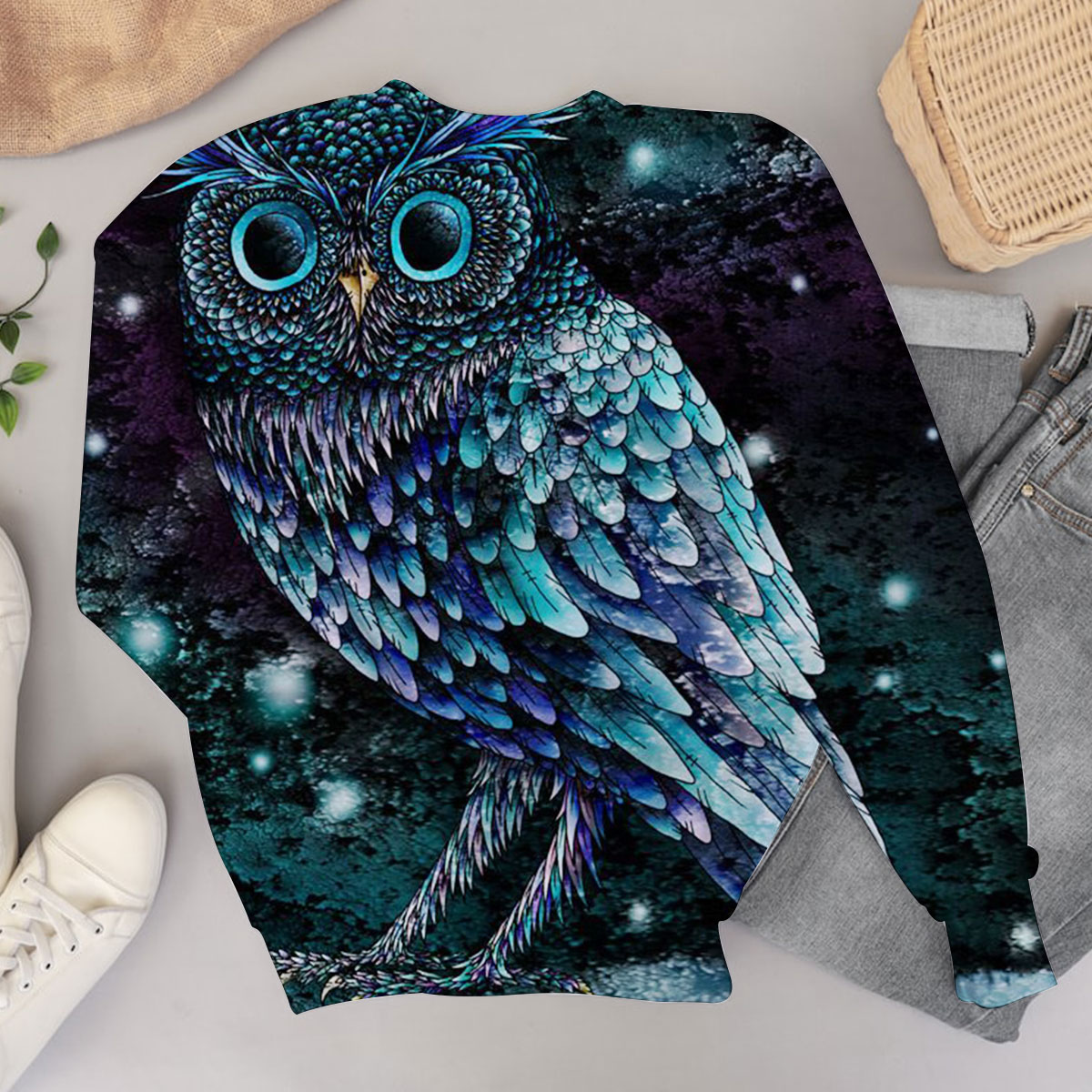 Blue Owl Sweater