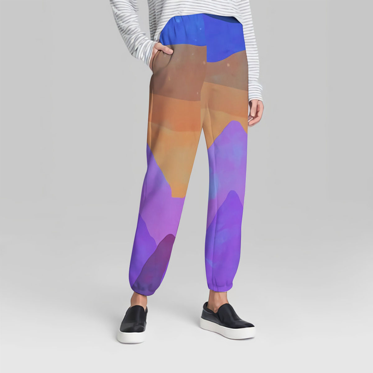 Abstract Mountain Sunset Sweatpant