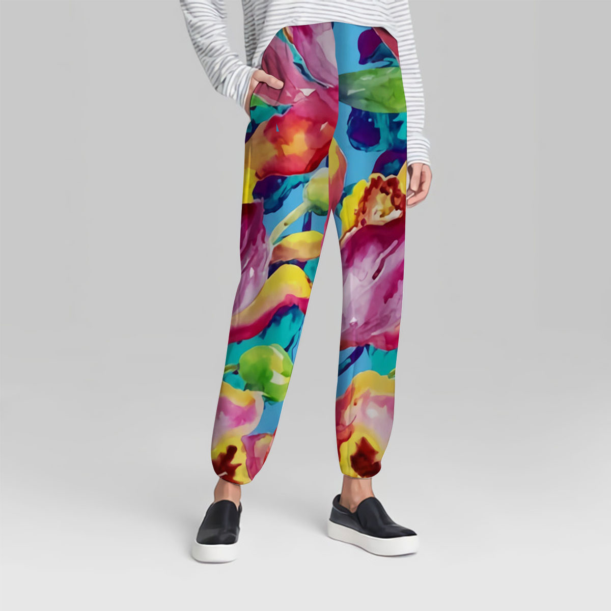 Abstract Orchid Sweatpant