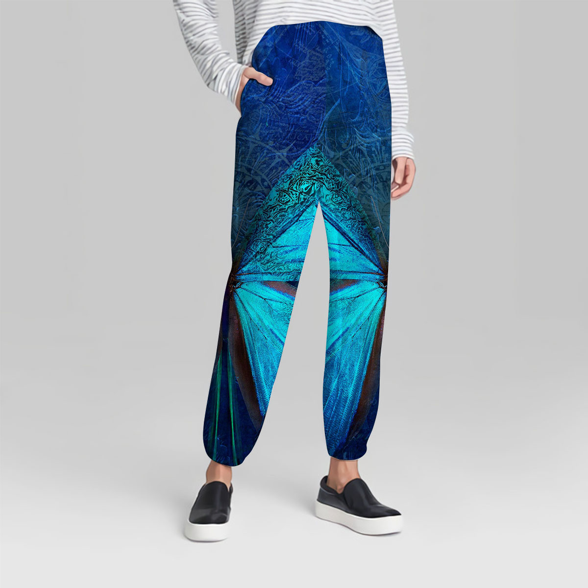 Blue Butterfly Sweatpant