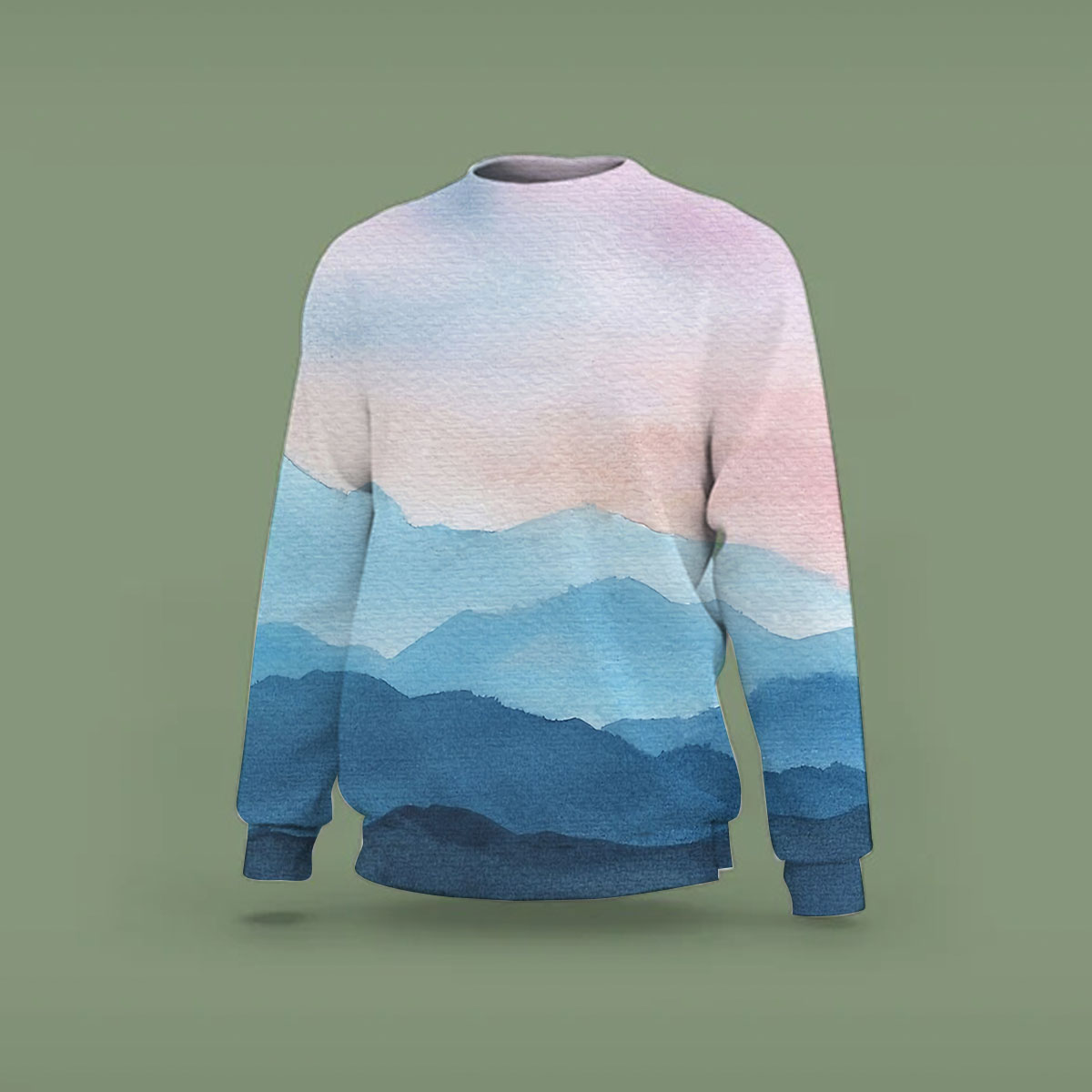 Abstract Mountain Sweatshirt