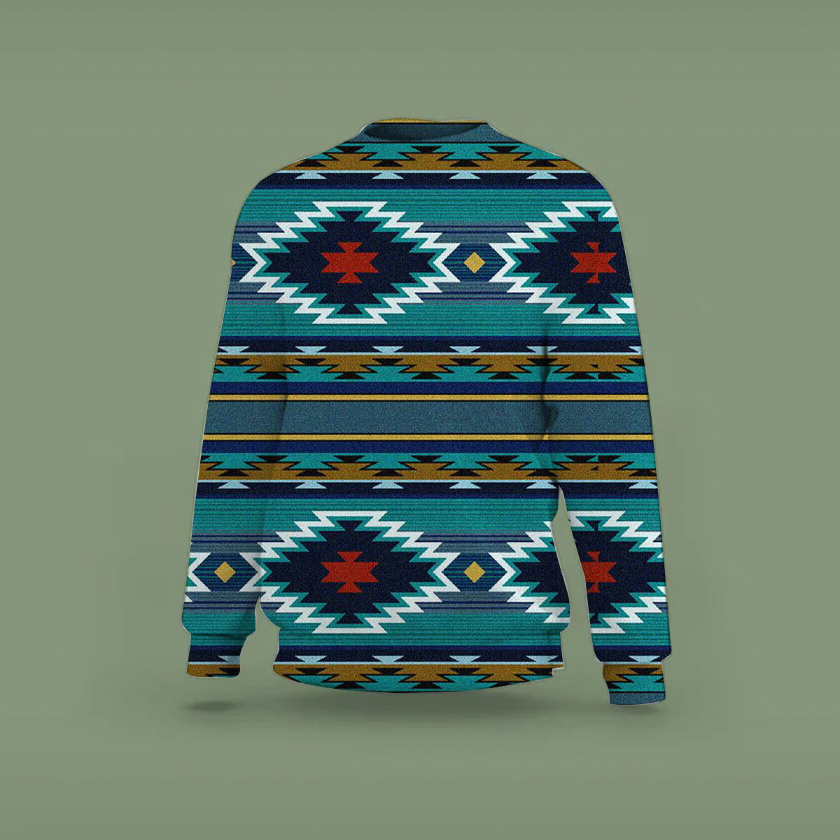 Blue Native American Sweatshirt