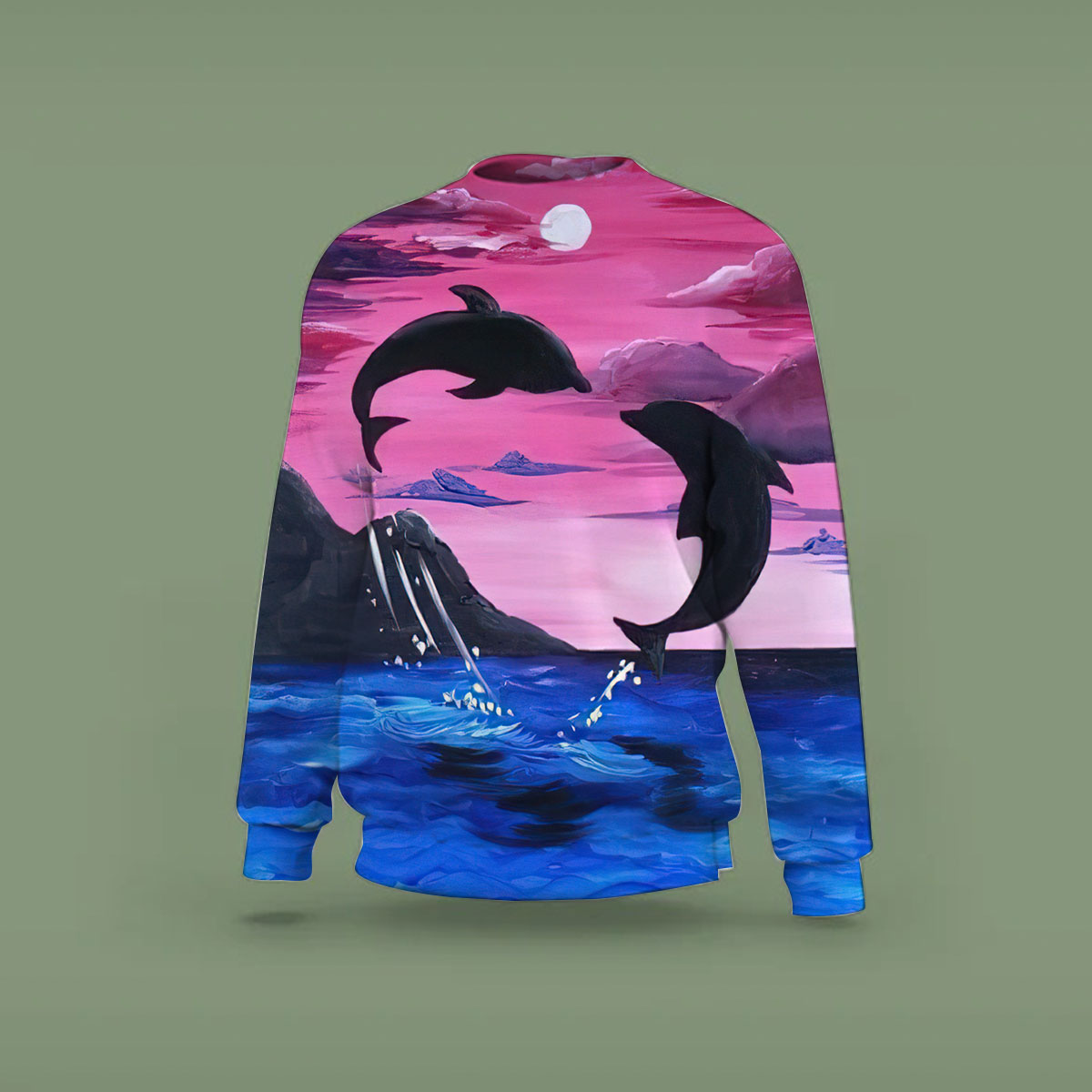 Sunset Dolpin Sweatshirt