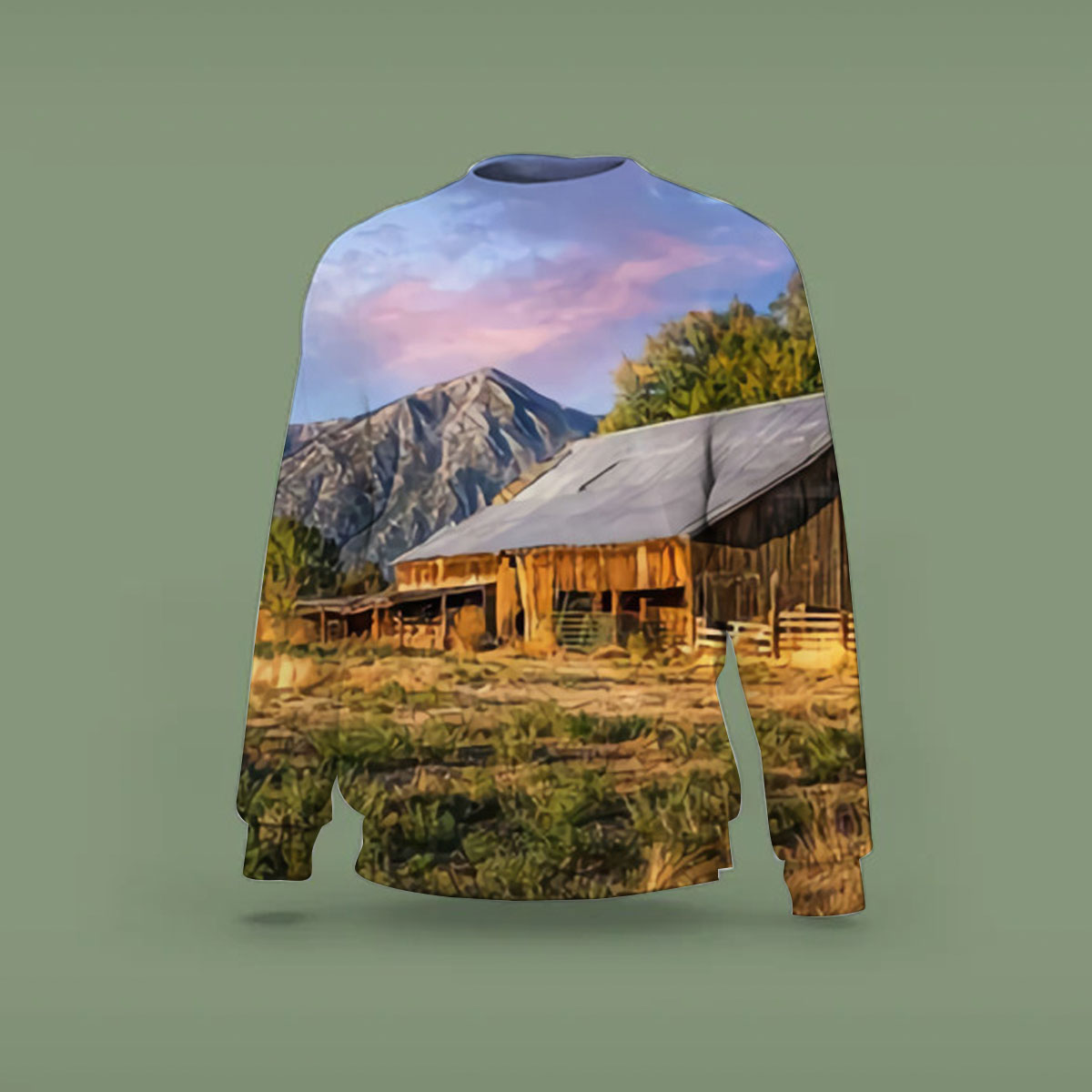 Sunset Farmhouse Sweatshirt